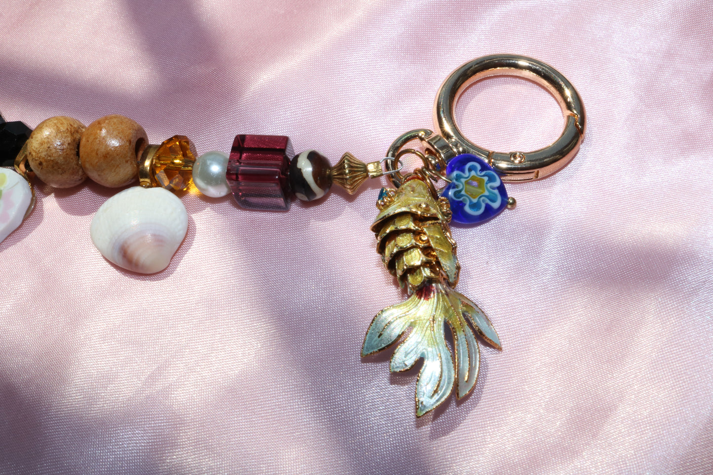 Ocean Treasures Upcycled Purse Charm