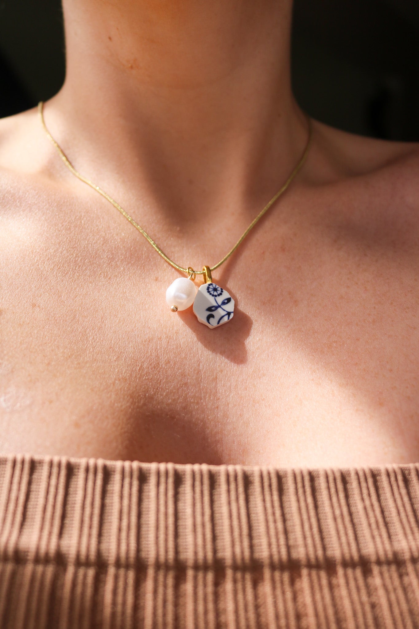 Dewdrop Pearl Necklace