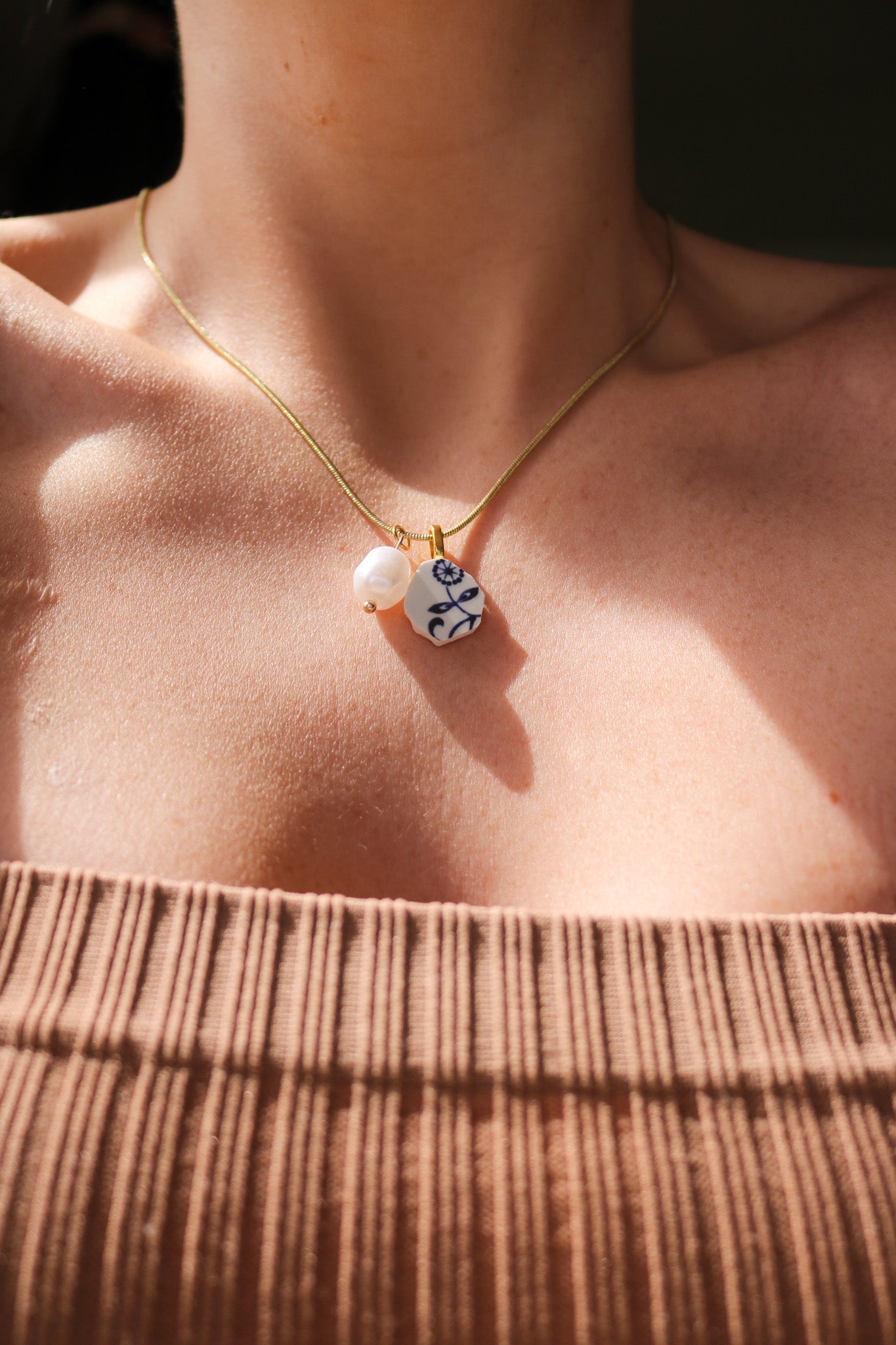 Dewdrop Pearl Necklace