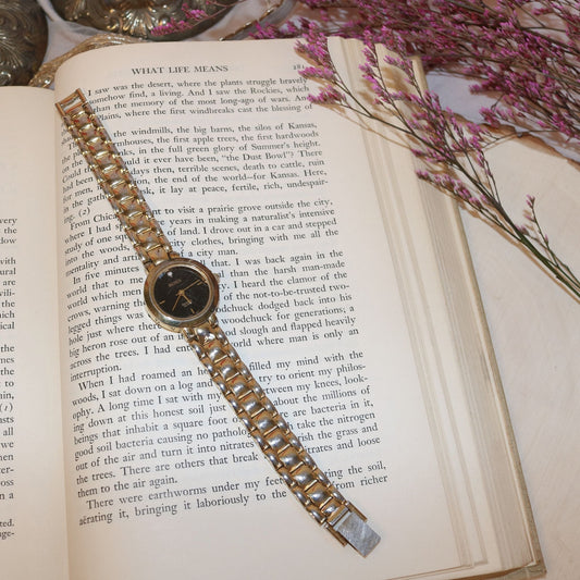 Benrus Black Dial Quartz Watch
