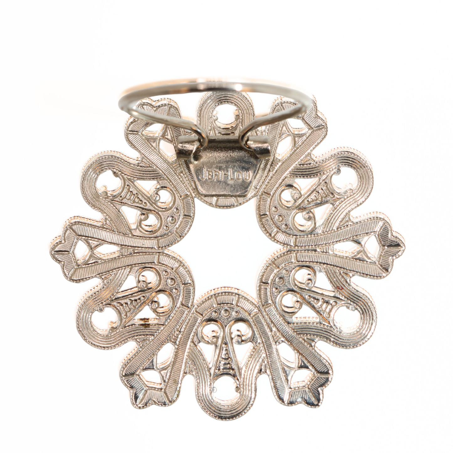 Vintage Jeri-Lou Signed Gold Tone Scarf Clip