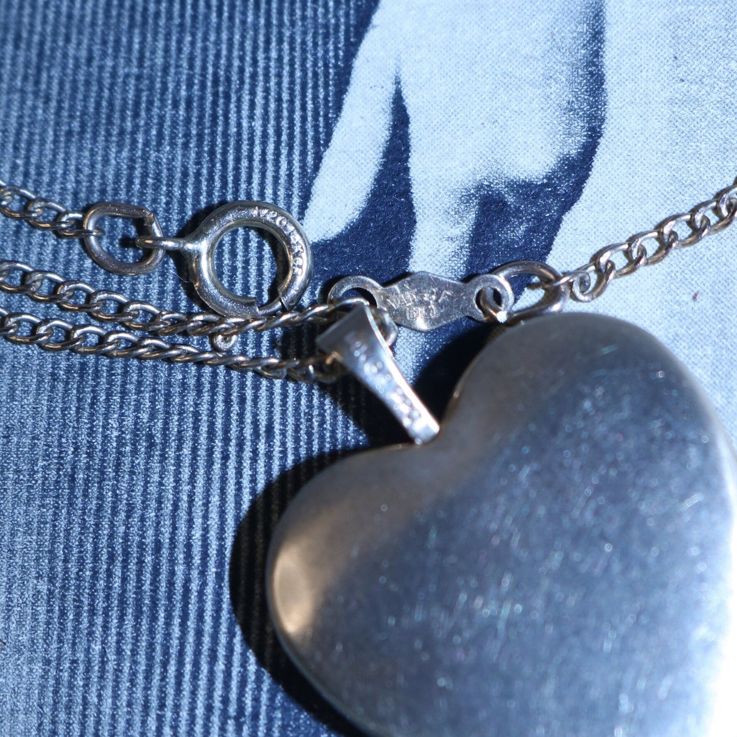 Vintage Gold-Filled Engraved Heart Locket Necklace